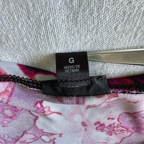 East 5th Skirt Womens L Pink Floral Midi Stretch Cottagecore Whimsy Flowy Boho - Picture 8 of 9